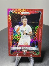 2026 Panini Prizm WNBA Te-Hina Paopao #94 Red Checkerboard Prizm /75 SP Dream 