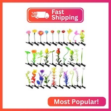 30 Pcs Bean Sprout Hair Clips, Tianhoudeger Mixed Style Plant Hairpins Hair Clip