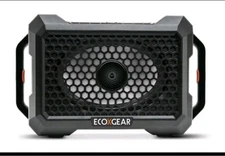 ECOXGEAR Defender Outdoor Portable Bluetooth Speaker 121dB Waterproof Black Oak