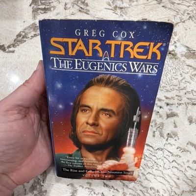 Star Trek Eugenics Wars Vol. 2 by Greg Cox Khan Noonien Singh Paperback 2003 OOP