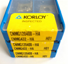 Korloy CNMG120408HA H01/CNMG432HA H01 Carbide Inserts for Aluminum 10pc US Stock