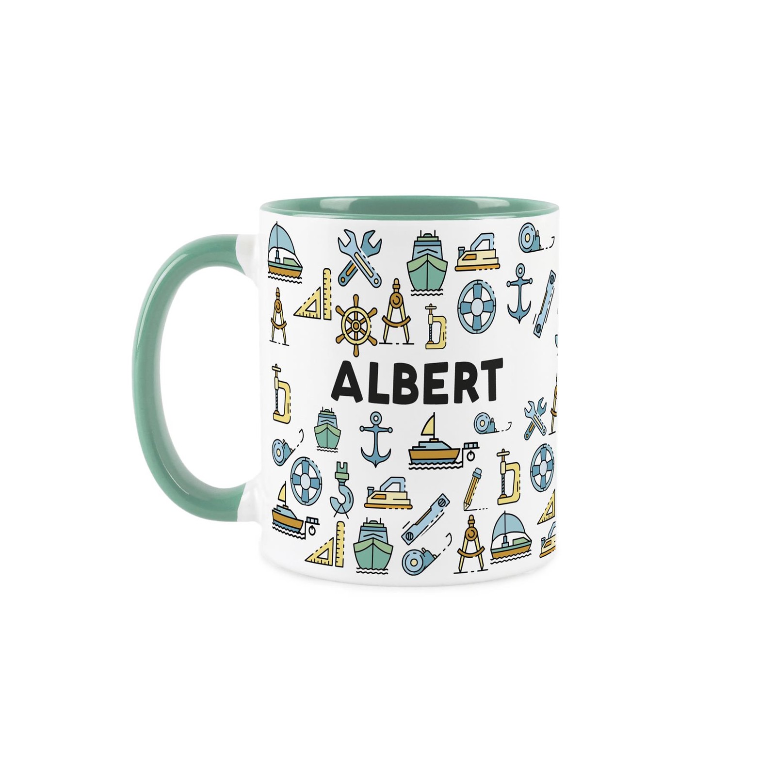 Personalised Boat Builder Mug - Humourous Tradies Novelty Gift