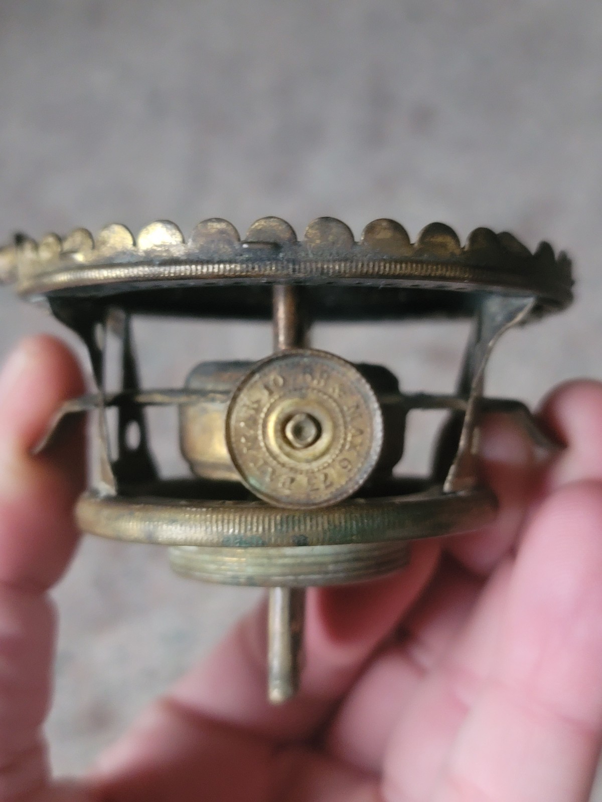 Lot Of 3 19th C. P&A Set Screw Oil Kerosene Lamp Burners LOOK! Parts Unique