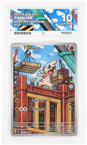 ACE 10   - Timburr - 125/086 - Black Bolt - Pokemon