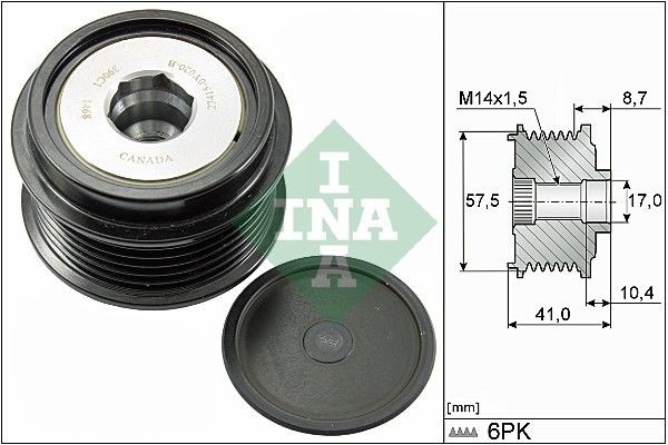 Für INA 535 0282 10 Alternator Freewheel Clutch