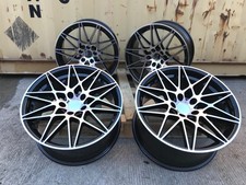19" 666M Style Black Polished Alloy Wheels BMW 3 4 5 SERIES M SPORT F30 E92 ✅✅