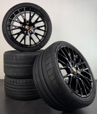 Porsche 21 Inch Panamera 976 Wheels Summer Tire Set, Glanz, 4x