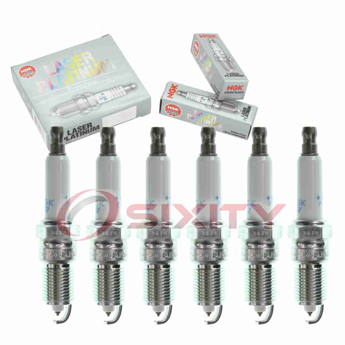 6 pc NGK Laser Platinum Spark Plugs for 1995-2001 Chevrolet Lumina 3.1L V6 pi