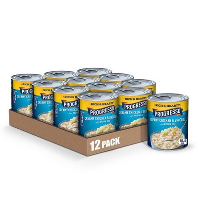 Progresso Rich & Hearty, Creamy Chicken & Broccoli 1 Count (Pack of 12)