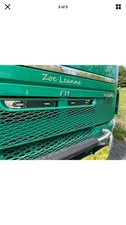 1x VOLVO V4S /Steel upper grill Bar WITH 4 WHITE Markers