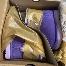 Brand New In Box Koolaburra by UGG Toddler Victoria Mini Purple Boots Size 5