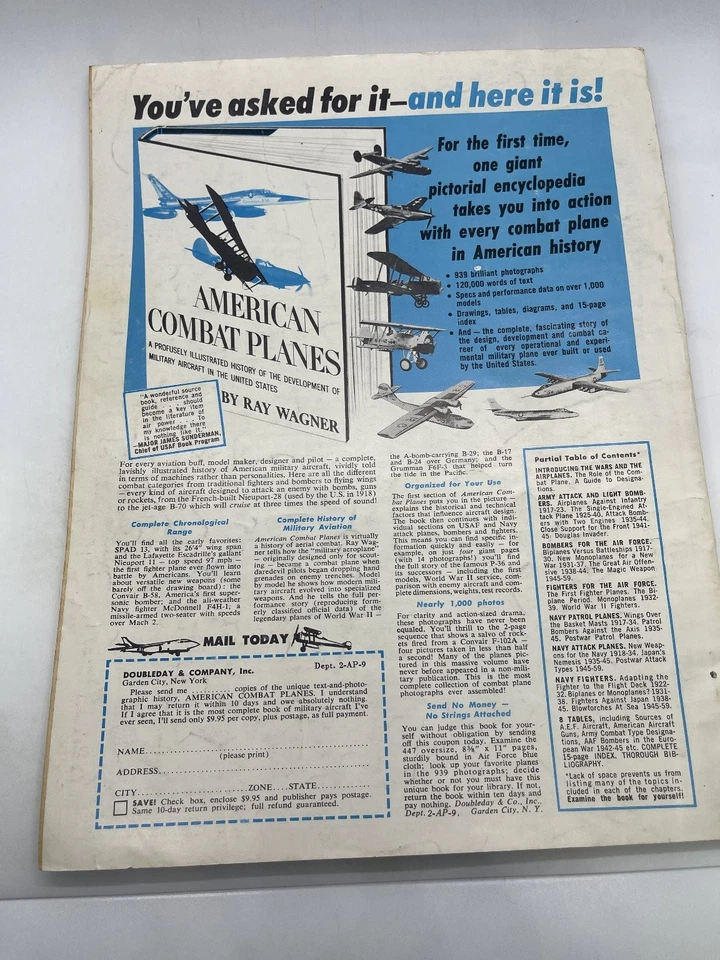 Air Progress Magazine Fall 1962 USAF F-110 Bullpup Missile Condé Nast Foto 3 de 3