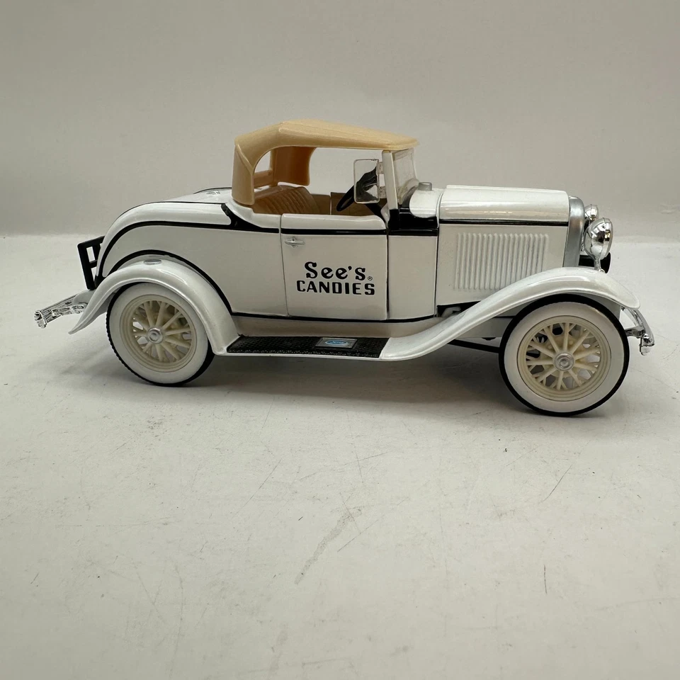 Ertl See's Candies 1930 Ford Model A Convertible With Hardtop Die Cast Roadster - Image 3 of 4