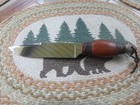 FRANKLIN MINT BOWIE KNIFE WESTERN THEME ARROWHEAD BOLSTER — photo 2