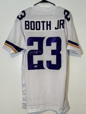 Andrew Booth Jr Autographed Football Vikings Jersey Beckett 
