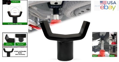 Heavy-Duty Bottle Jack Adapter with Tilt Angle for Improved