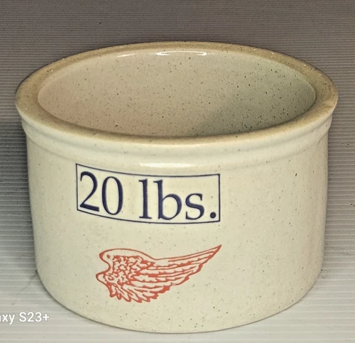 1994 RED WING RWCS Convention 20 lb Butter Jar Commemorative Miniature Stoneware