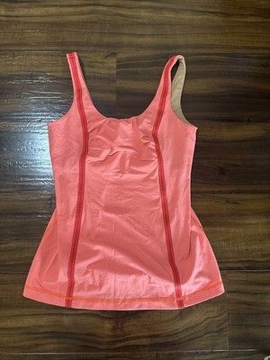 Lululemon Women s Wholehearted Tank Tonka Stripe Flare Orange Pink Stripes