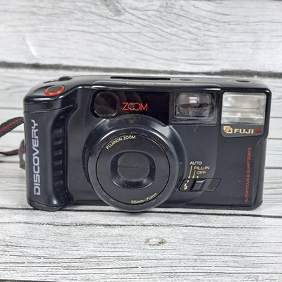 Fuji Discovery 500 Zoom Point and Shoot Film Camera Untested Parts Repair