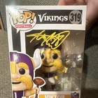 Funko Pop! NFL Vikings Viktor #319 Autographed Adrian Petersen JSA CERT