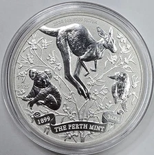 2024 1oz .9999 Silver Reverse Proof Australia Perth Mint 125th Anniversary Coin