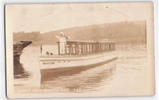 Early 1900's RPPC, North Star Boat – White Eagle Riverview Guide L-29
