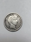 1912 D Barber Dime FULL LIBERTY