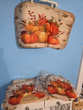 Harvest New Bathroom 4 Piece Pumpkin Set