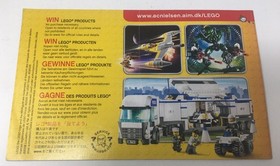Lego 7668 Star Wars Rebel Scout Speeder Instruction Manual Book Only - No Bricks