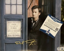 David Tennant signed photo Beckett COA Dr Who Fright Night Jessica Jones BAS