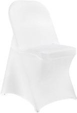 Stretch Spandex Chair Covers - 12 PCS, Folding Kitchen Chairs Cover,