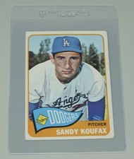 1965 TOPPS BASEBALL #300 SANDY KOUFAX LOS ANGELES DODGERS MCCANNENTERPRISES
