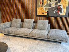 Minotti Sofa 2 Elements with 1 open end (L 339cm)  Large Piece