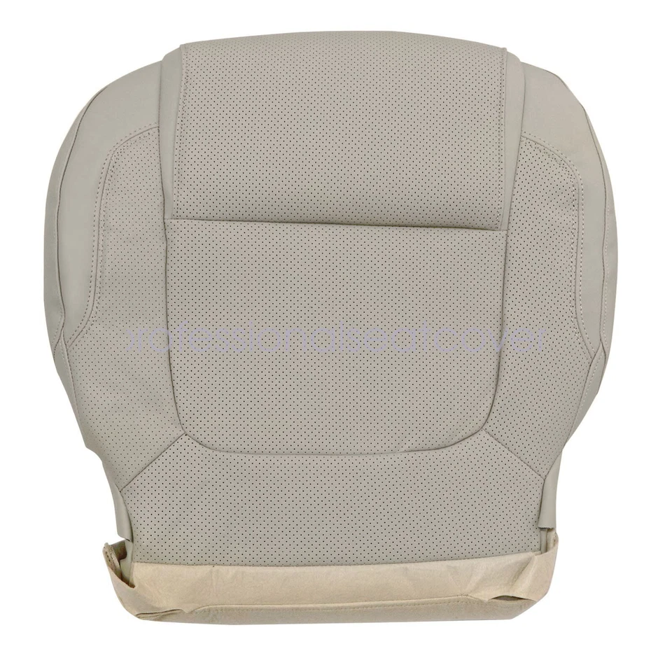 For 2011-2015 Ford Explorer Limited Driver Bottom Leather Seat Cover Stone Gray - image 2 of 4