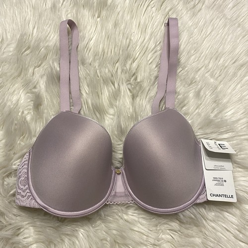Chantelle 32DD Bra Purple C Jolie Custom Fit T Shirt Underwire 13B6 NWT