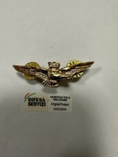 SPILLA PINS PICCOLA BREVETTO PILOTA AERONAUTICA MILITARE DA GIACCA
