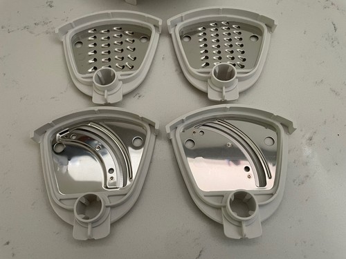 Moulinex Ovatio 2 Duo Food Processor 4 x Grater Slicing Chop Discs & Holder VG - Picture 5 of 5
