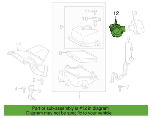 2017-2019 Toyota Highlander Injected Air Hose Cleaner 17881-0P260 OEM 33.3% OFF! - Picture 11 of 14