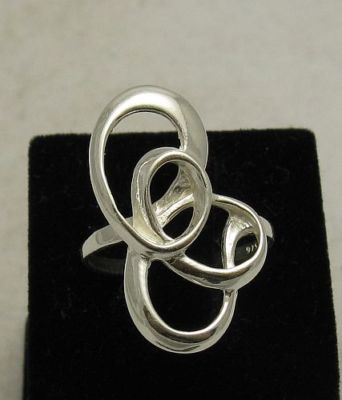 Genuine Sterling Silver Stylish Ring Hallmarked Solid 925 Handmade