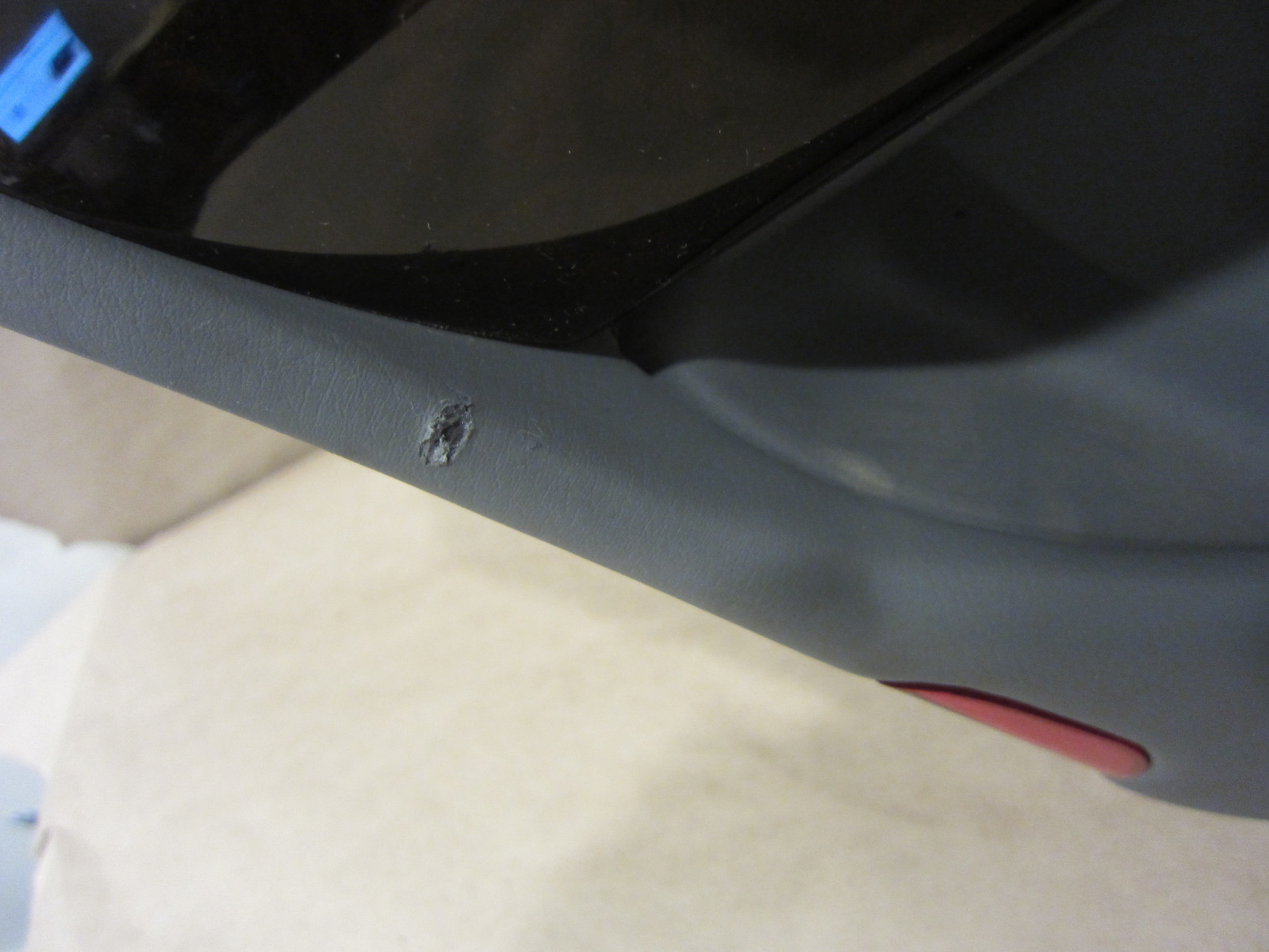 Maserati Quattroporte LH Rear Inside Door Panel. Black/Grey - Part# 66939800