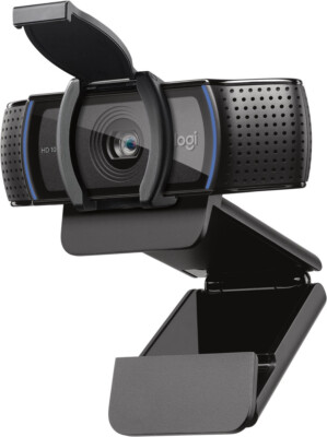 Webcam Logitech HD C920e USB 1080p 2MP schwarz RightLight Autofocus 30fps