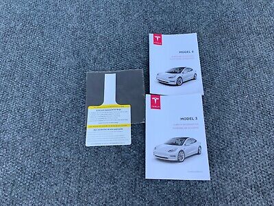 TESLA MODEL 3 (17-19) MANUAL BOOK ROADSIDE ASSISTANCE SAFETY