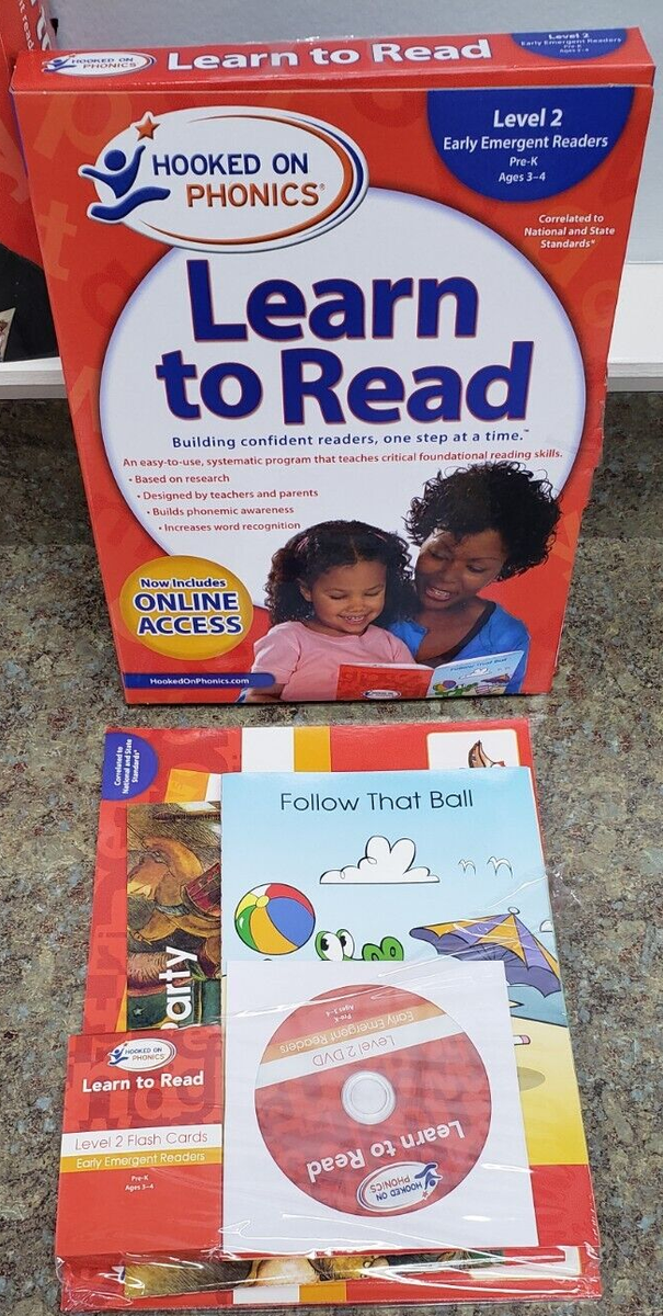 Hooked on Phonics Learn to Read - Levels 1 & 2 Complete 2017 | eBay