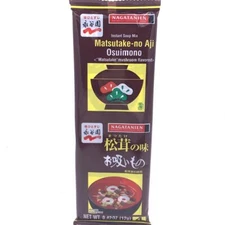 Nagatanien Instant Soup Mix Matsutake Osuimono Flavored 12g/4 servings松茸口味