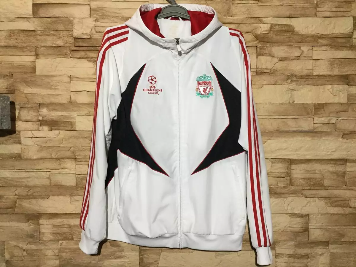 LIVERPOOL 2007 2008 CHAMPIONS LEAGUE Football Soccer Track Top Jacket Adidas
