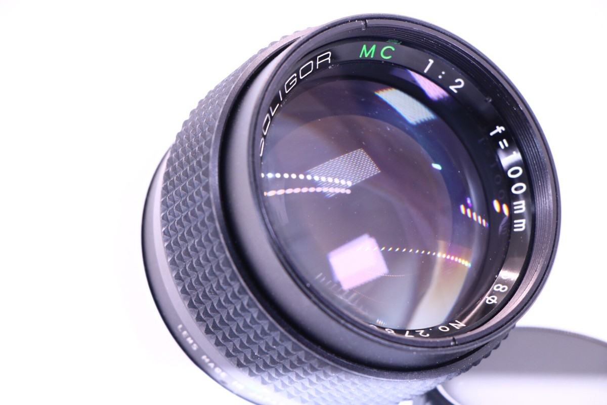 ソリゴール 100mm F2 ミノルタマウント Soligor MC Auto 100mm F2 Portrait Lens Minolta MD mount