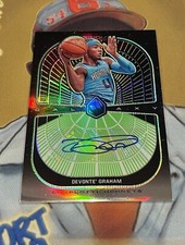 2019-20 PANINI OBSIDIAN #GA-DGR DEVONTE GRAHAM GALAXY GREEN AUTO /25 SP