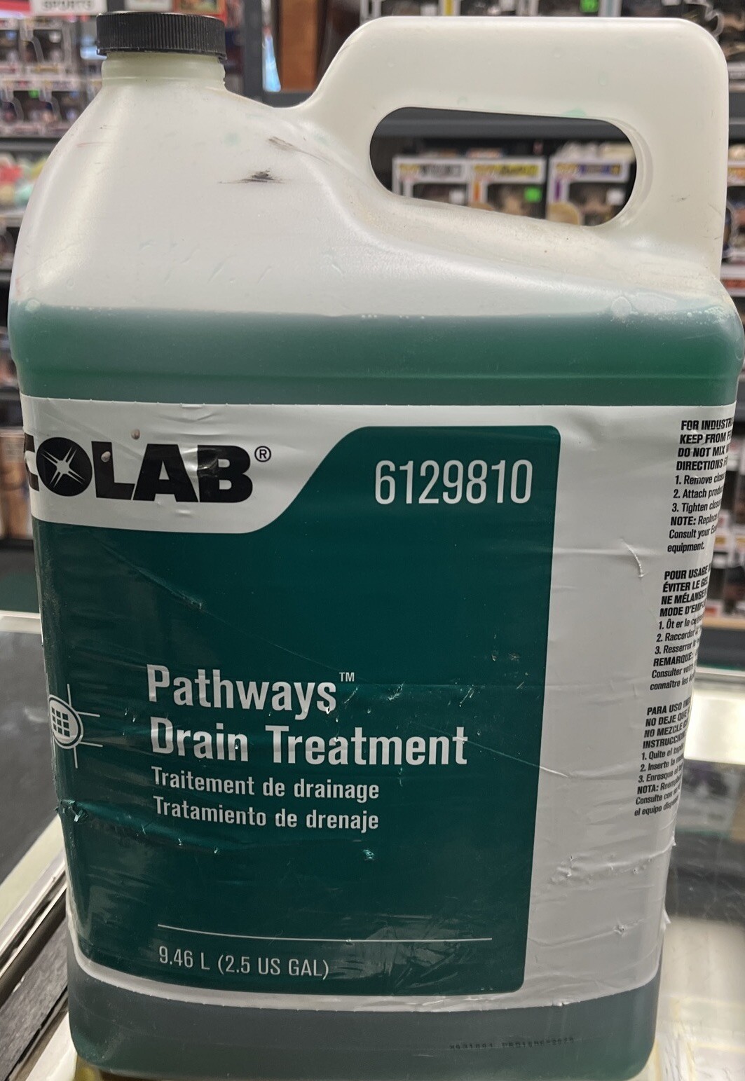 Ecolab 29810 Pathways Drain Treatment 2.5 Gallon Bottle eBay
