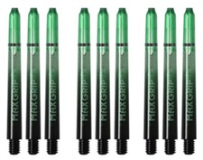 3 Sets XQMax Max Grip Gradient Medium Dart Shafts - Ships w/ Tracking - Green