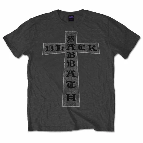 100% OFFICIAL MERCHANDISE Black Sabbath 'Cross' (Gris) T-Shirt